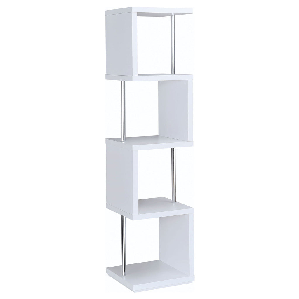 4 Tier Bookcase With Accents