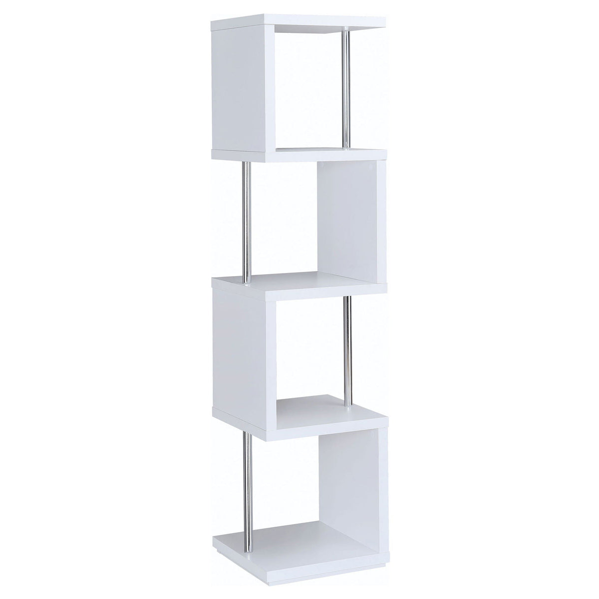 4 Tier Bookcase With Accents