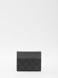 GUCCI Mini Fabric and Leather Card Holder