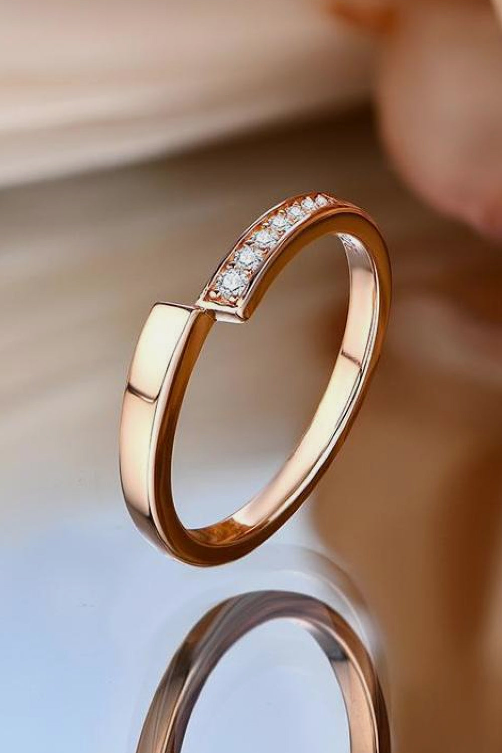 Sparkala™ Platinum Over Pure Sterling Silver Ring