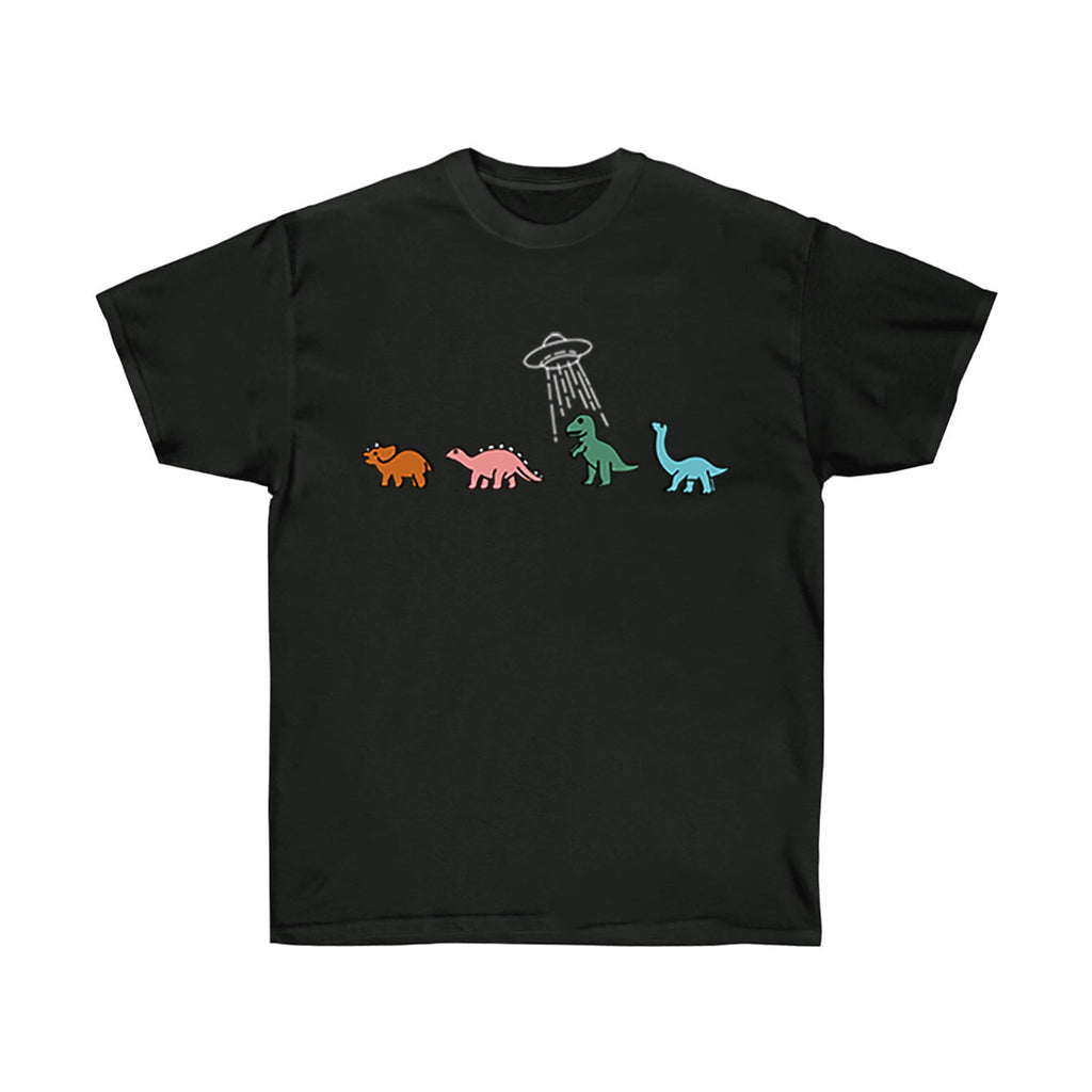Round-neck Cartoon-print Short Sleeves