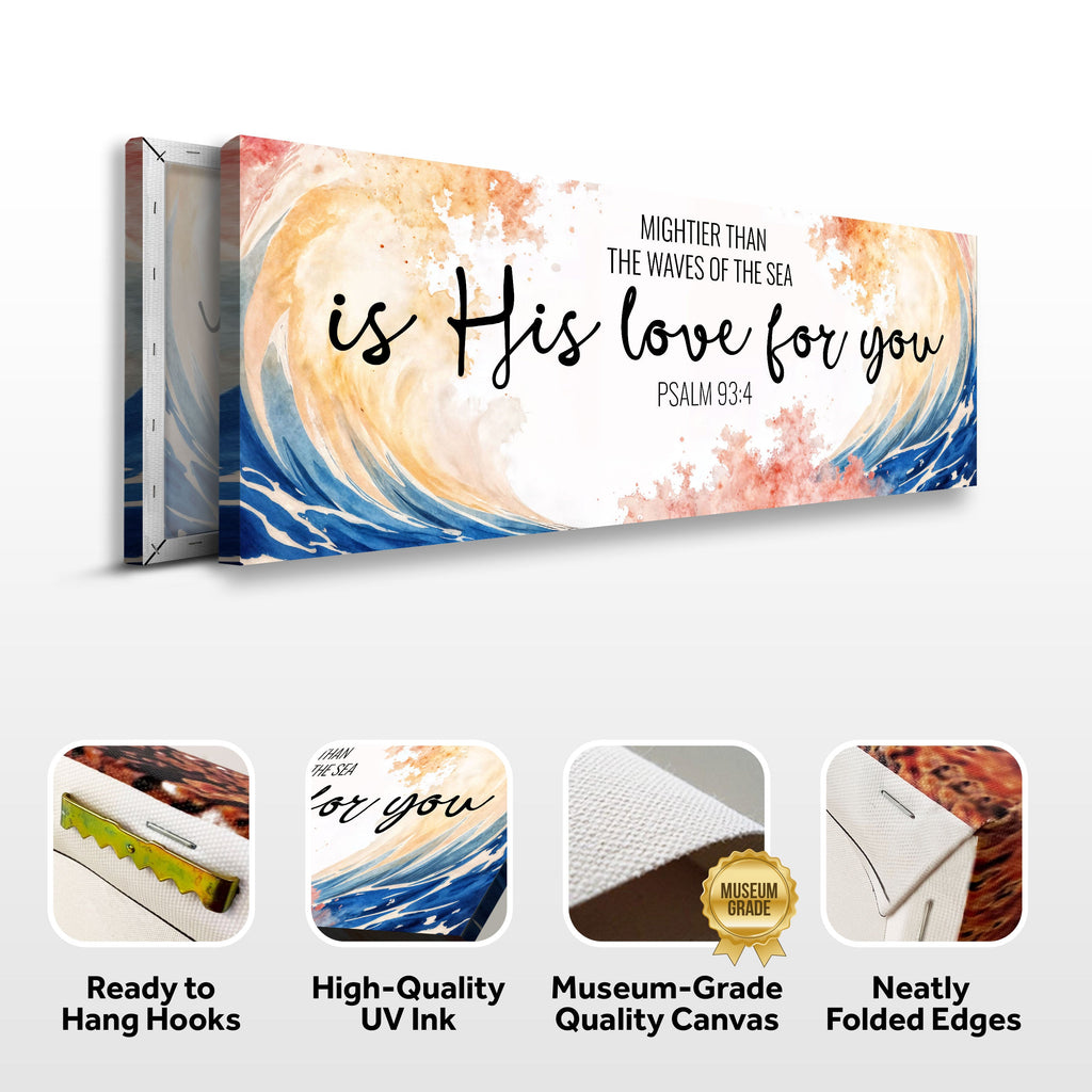 Mightier Than the Waves of the Sea Psalm 93:4 Faith Sign III