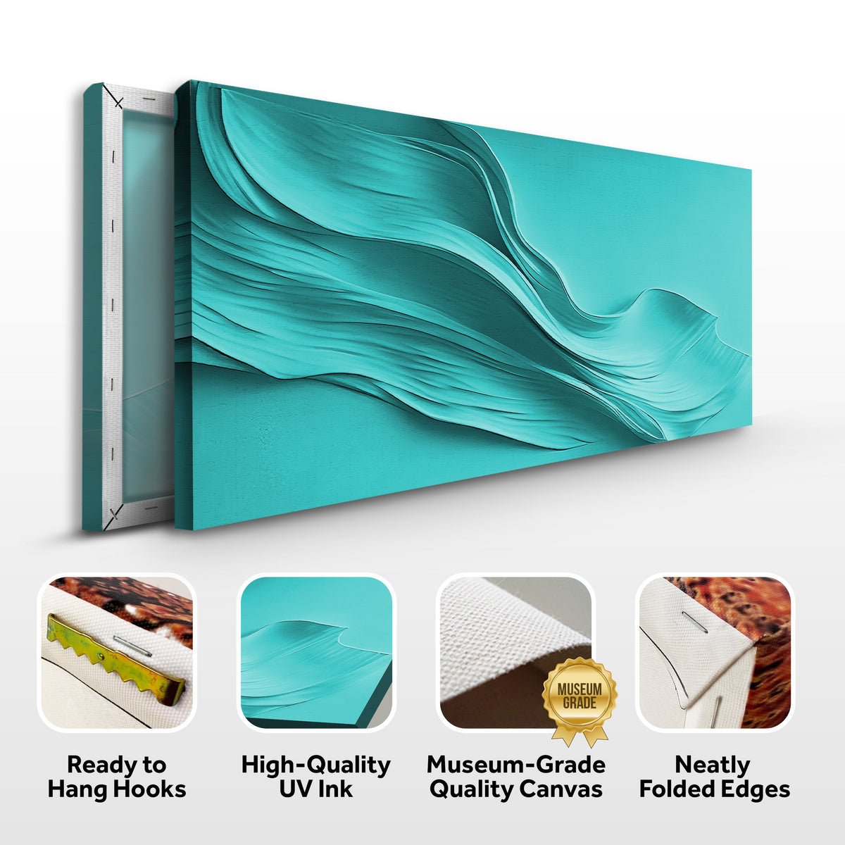 Turquoise Minimalist Wall Art