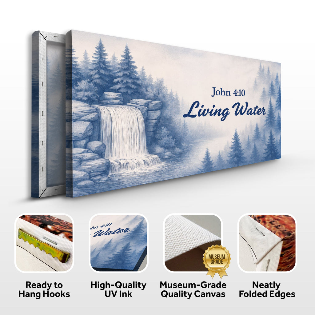 Living Water - John 4:10 Faith Sign