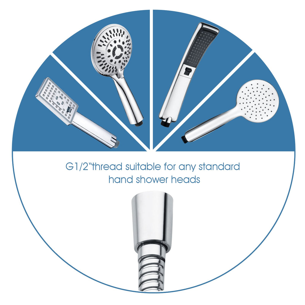 79 Inch Shower Hose For Hand Held Shower Head-Stainless Steel Hose