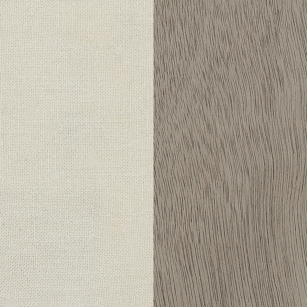 Upholstered Dining Chair With Rolled Edge Seat Back (Set of 2) - Beige