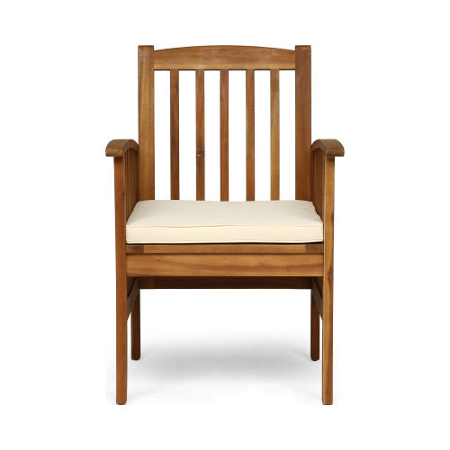7 Pieces Acacia Wood Outdoor Dining Set