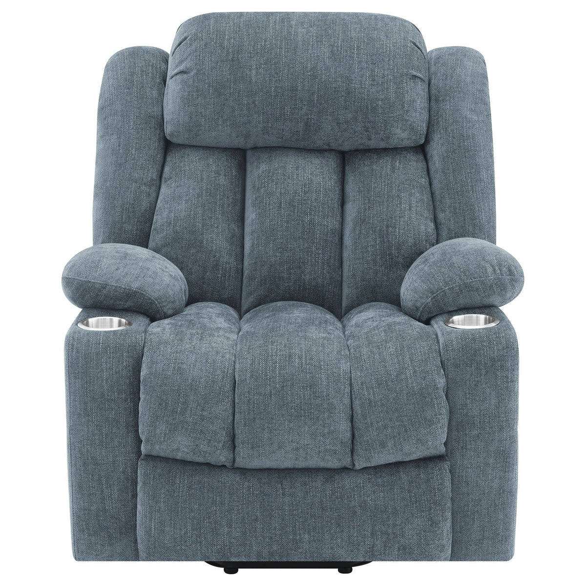 Beca - Upholstered Power Lift Recliner With Cupholders And USB Charging