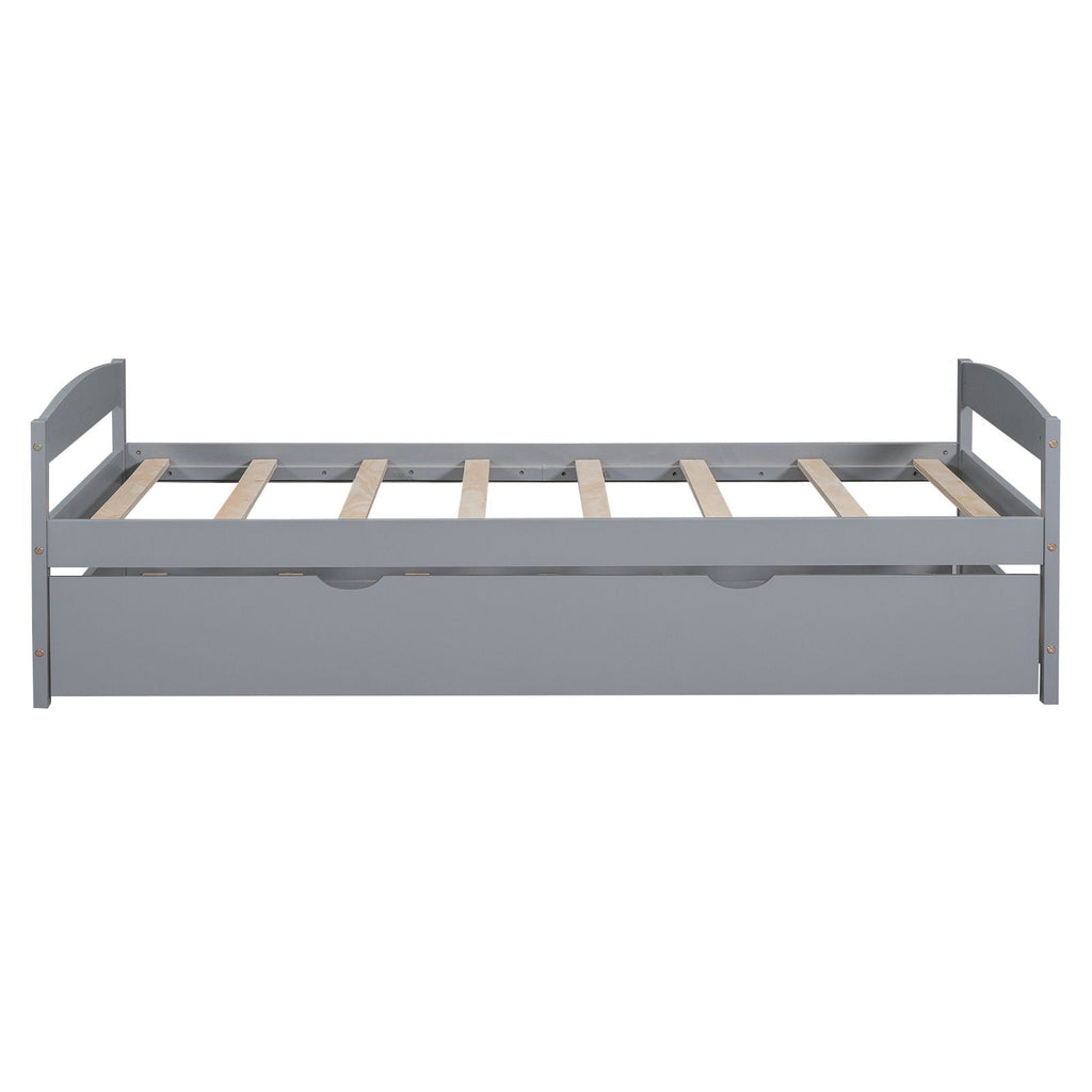 Platform Bed With Trundle