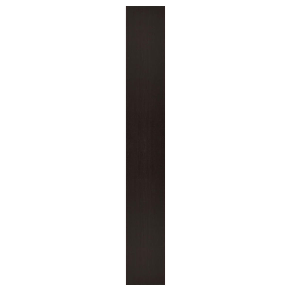 Rectangular Bookcase Tall Slim Storage With 9 Shelves - Brown