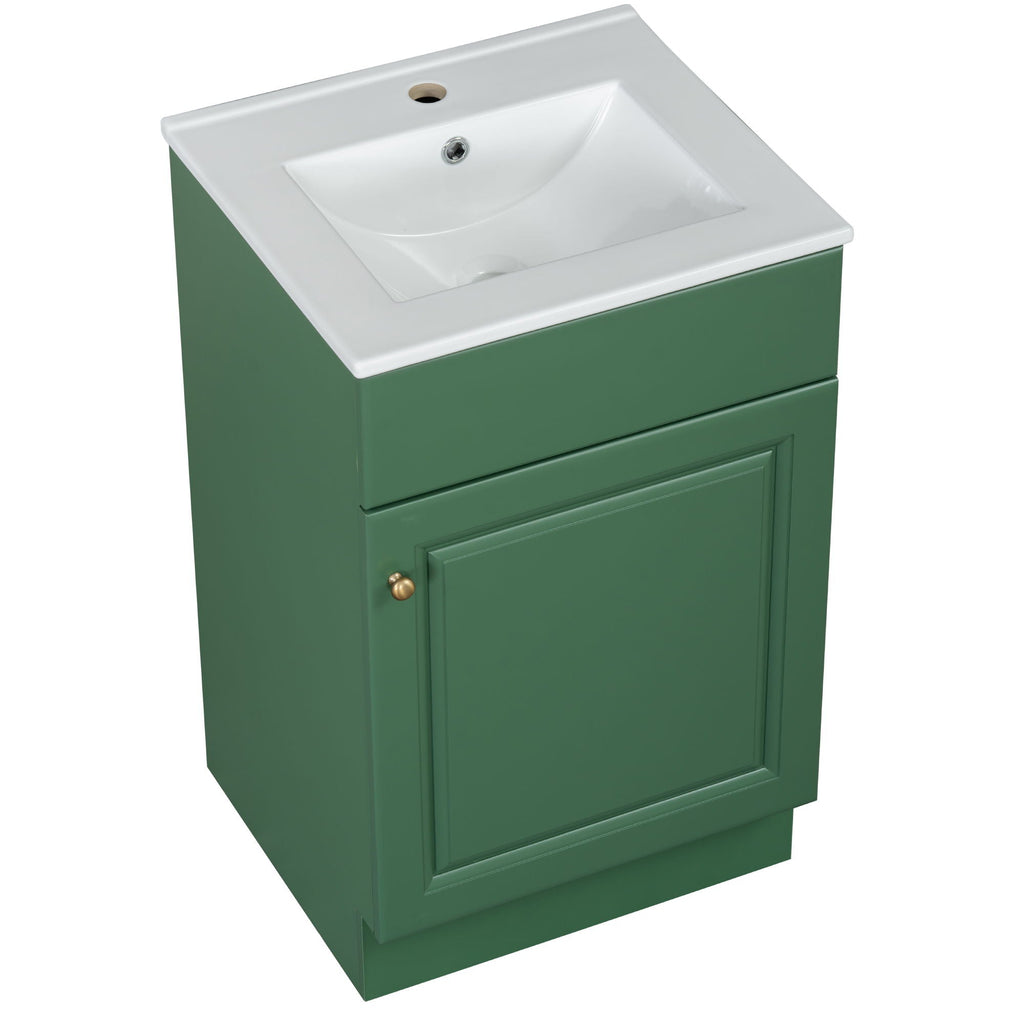 Bathroom Vanity With Sink, Cabinet With Adjustable Shelf