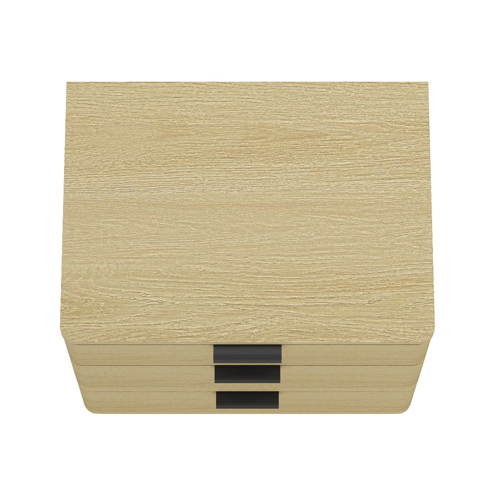 Payton - Nightstand & 3 Drawers - Oak