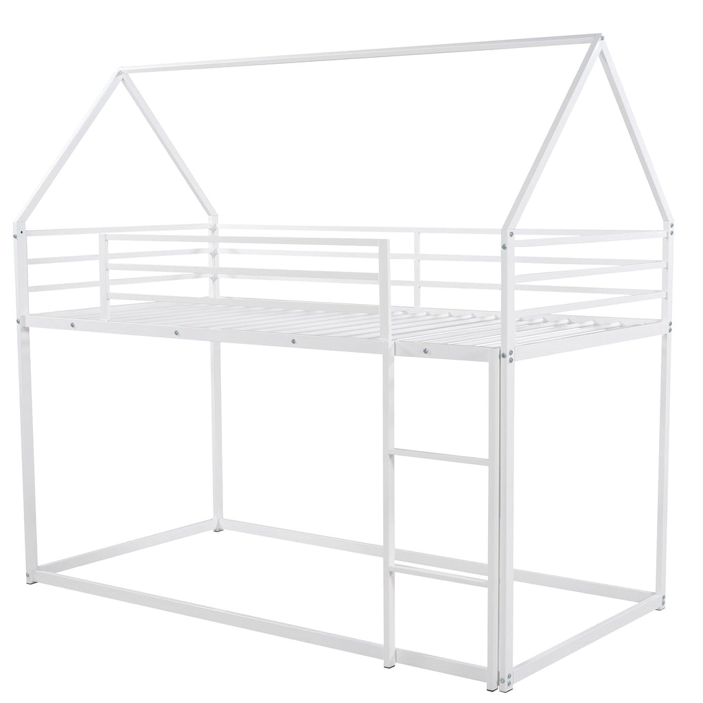 House Bunk Bed With Built In Ladder