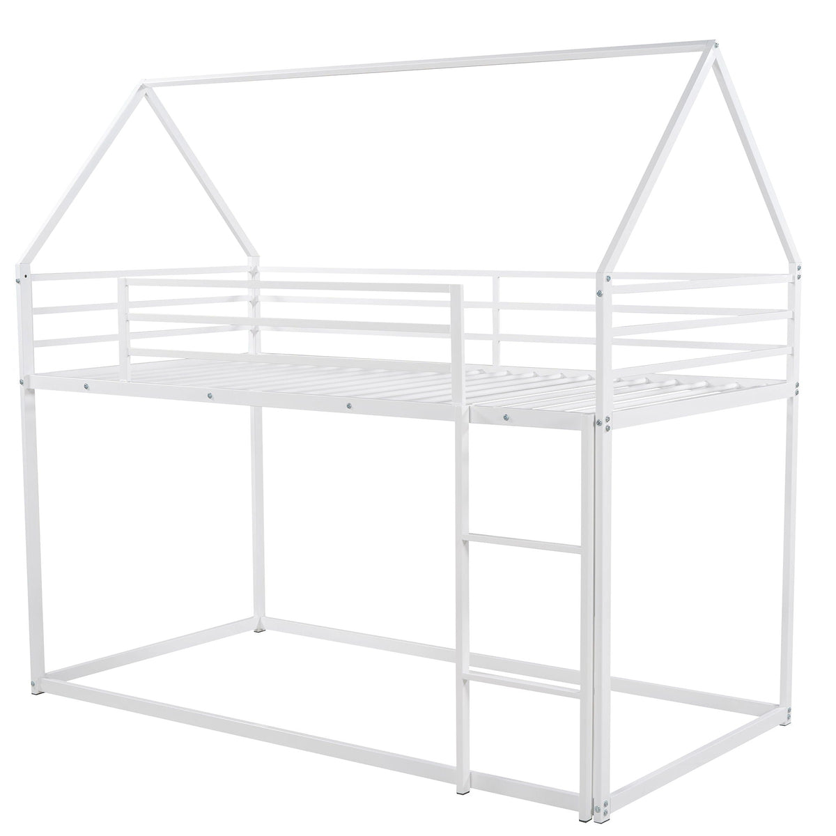 House Bunk Bed With Built In Ladder