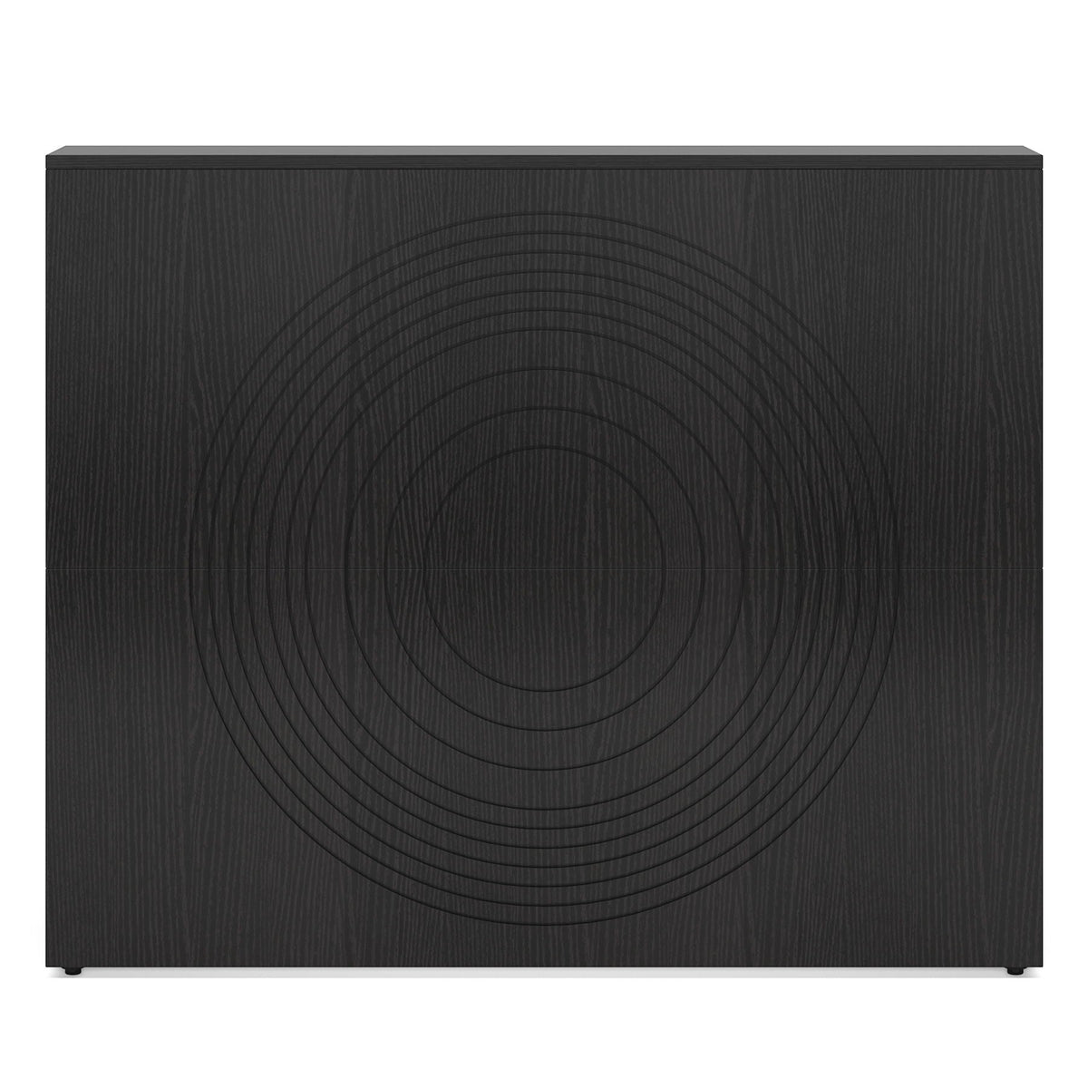 Modern Reception Desk, Front Desk Table With Cable Grommet & Privacy Panels