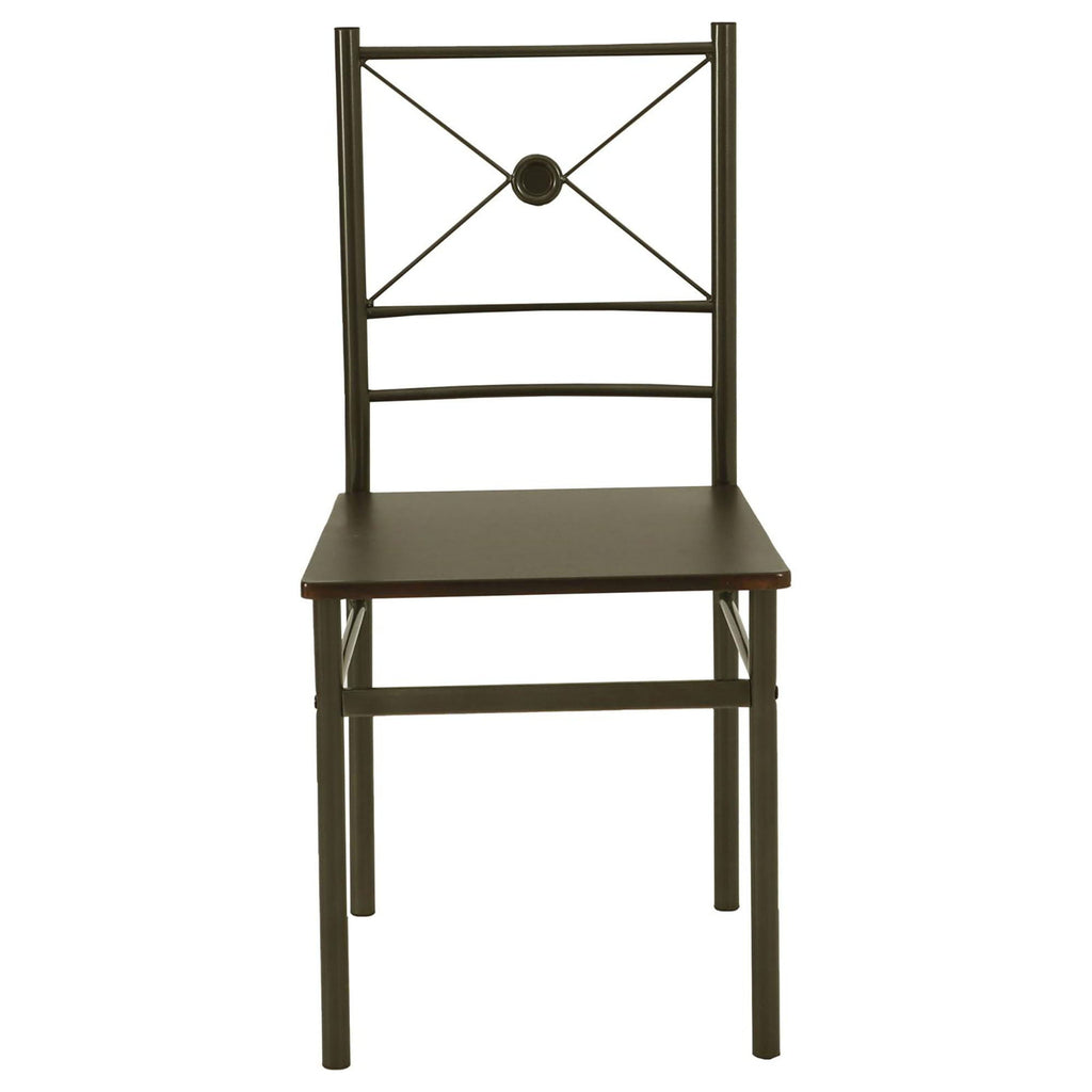 5 Piece Rectangle Dining Set With Tubing Base