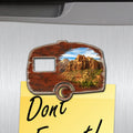 Camper Woodsy Shaped Refrigerator Magnets Set of 3