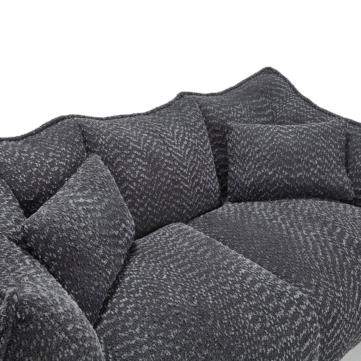 Comfortable Dual Beanbag Chair With High Resilience Foam Core For 2 People