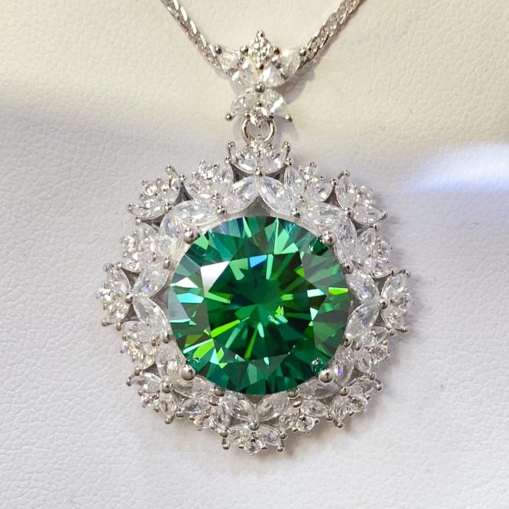 10 Carat Sparkala™ 925 Sterling Silver Pendant Necklace
