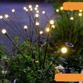 8 LED Solar Firefly Hanging Solar Lights