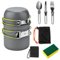 8-Piece: Camping Cooking Ware Set