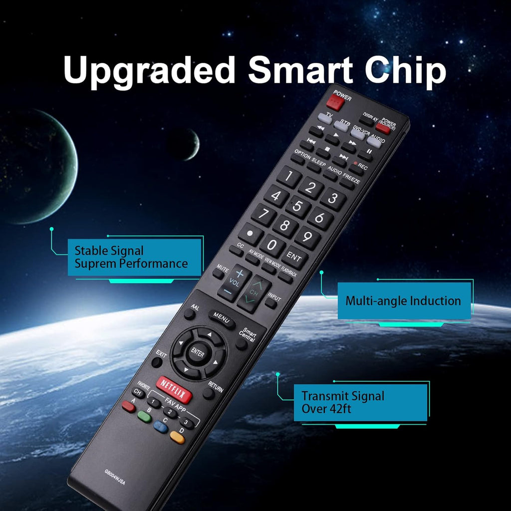 New TV Remote Control for All Sharp Brand TV Smart Tv，Aquos TV