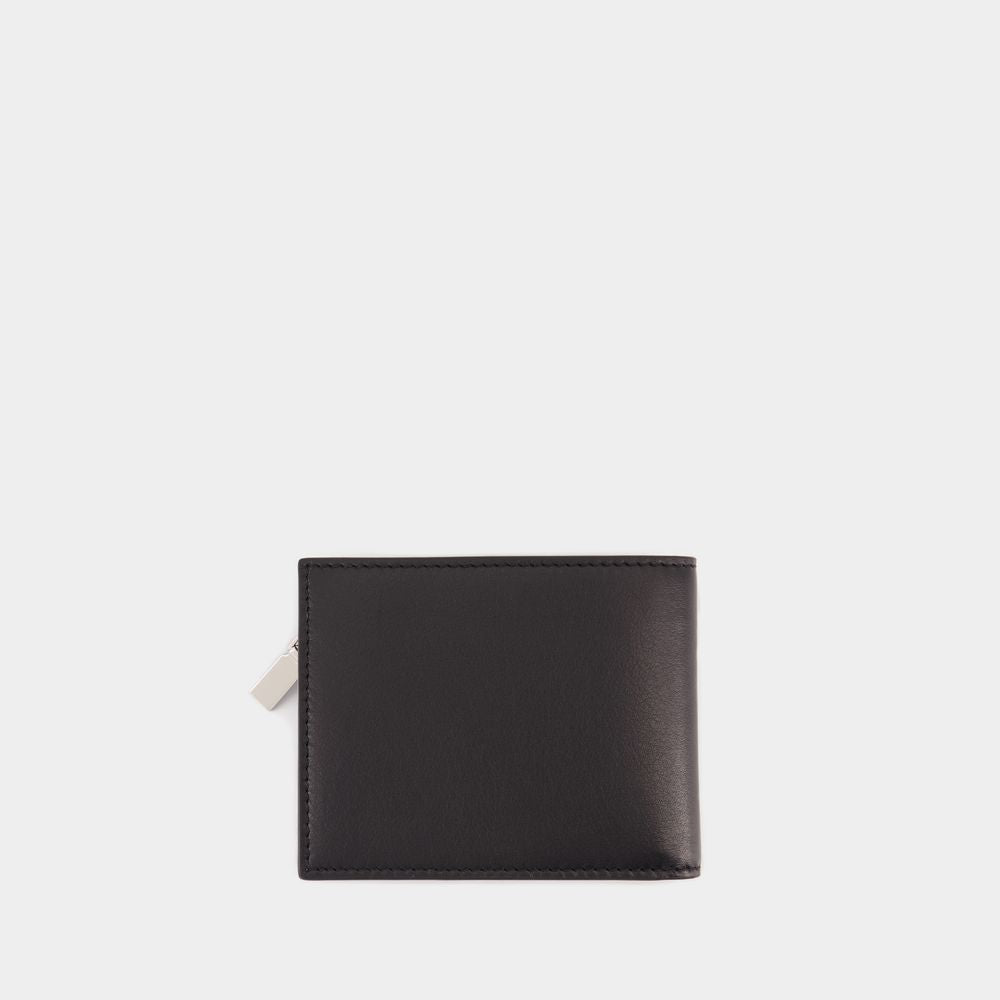ALEXANDER MCQUEEN Men's 2-in-1 Mini Leather Wallet