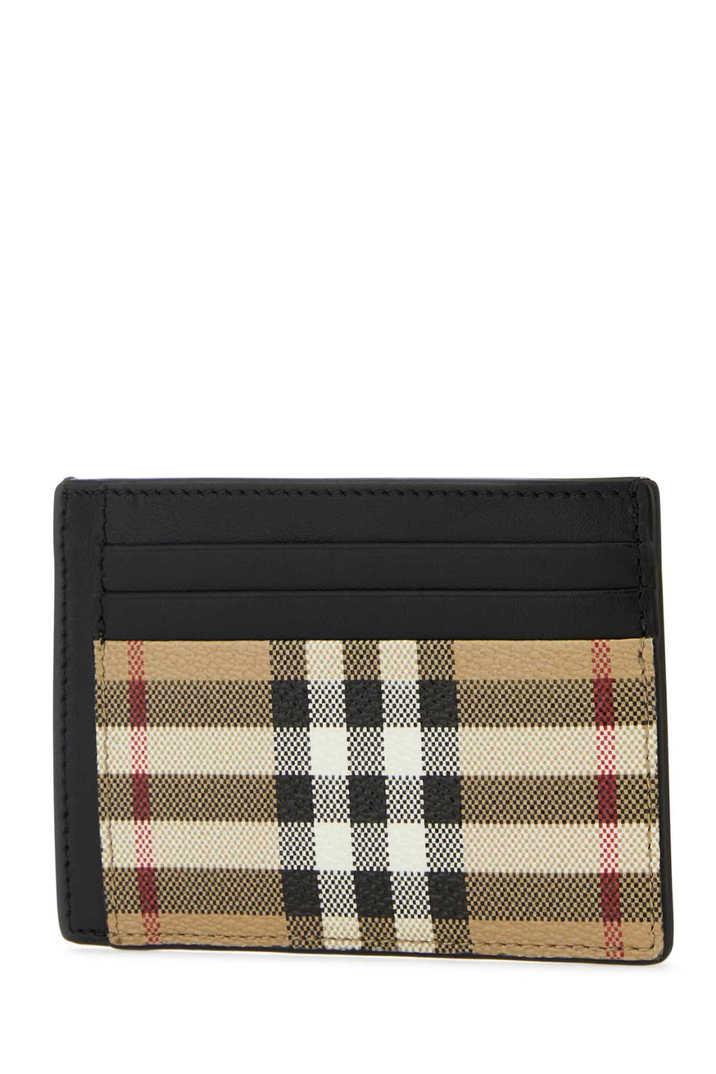 BURBERRY Printed Canvas Cardholder - Mini Size