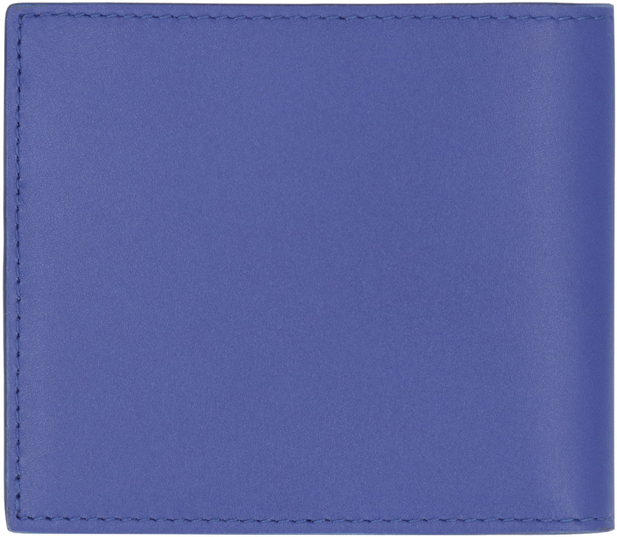BURBERRY Mini Leather Flap-Over Wallet