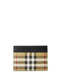 BURBERRY Printed Canvas Mini Card Holder