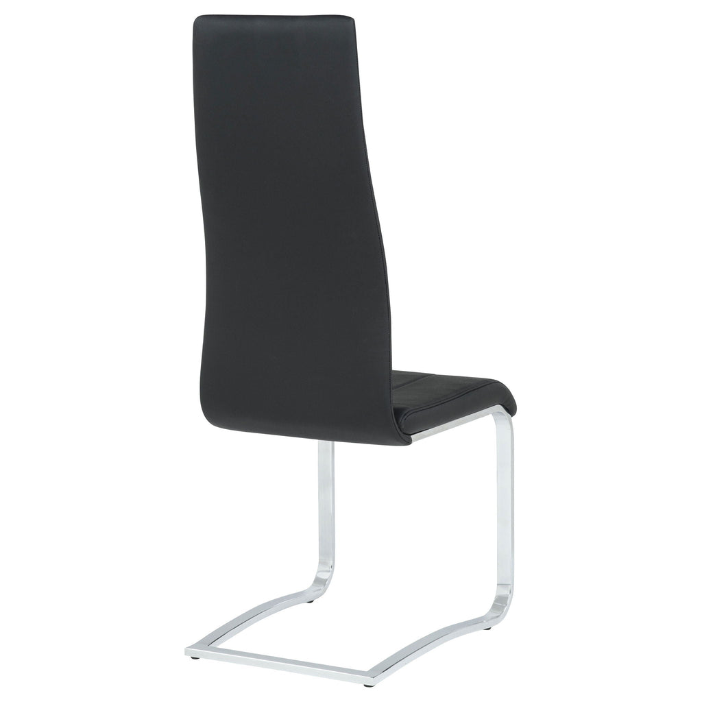 High Back Side Chairs Dining Chairs With Padded Upholstery (Set of 4)