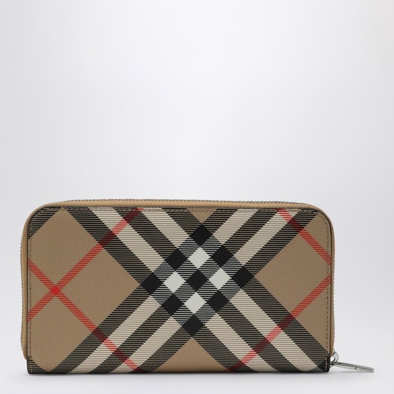 BURBERRY Mini Coated Canvas Wallet - Sophisticated Style for Men