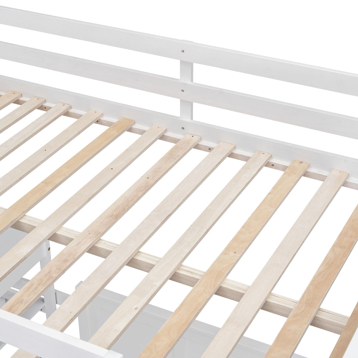 Full Over Full Bunk Bed With Desk