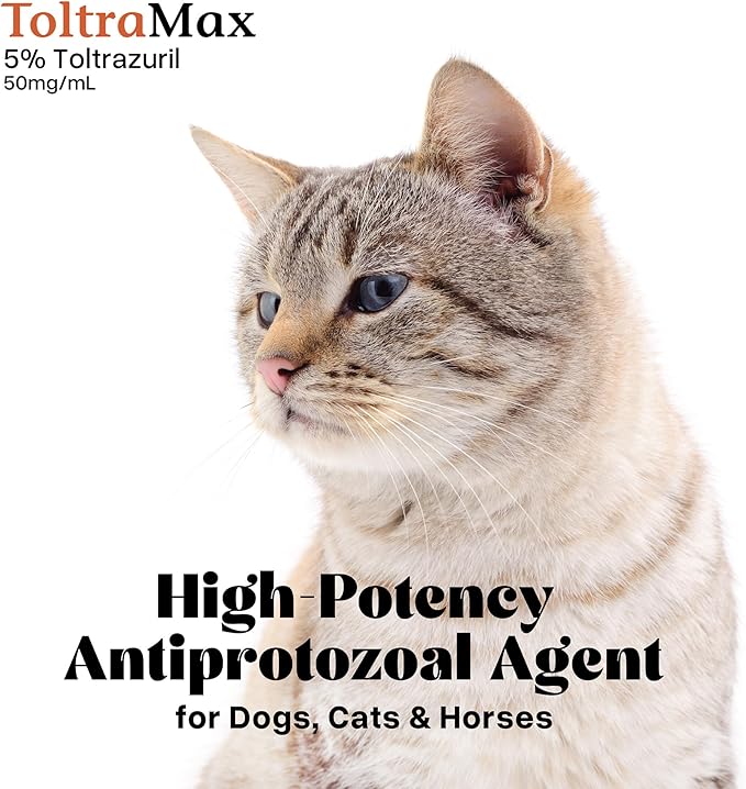 Toltrazuril 5.0% for Horses, Dogs, Cats, 1/2 Gallon, for Non-Food Chain Animals, Peanut Butter
