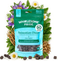 Wholesome Pride Calming Supplement for Dogs - 90 Soft Chews - Natural Anxiety Relief, Separation & Noise Stress Support with Herbal Ingredients, No Melatonin, Non-Drowsy