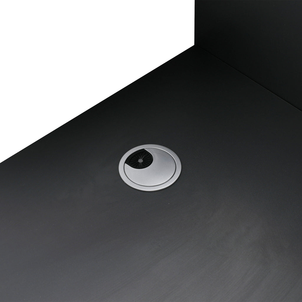 Contemporary Freestanding Bathroom Vanity With Resin Sink & Soft-Close Cabinet Doors