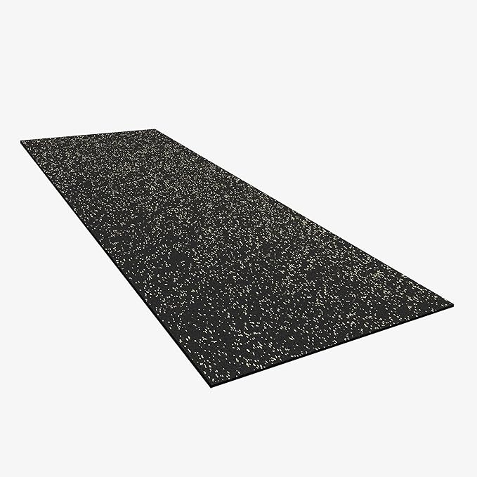 Flooring Inc's 1/4" Thick Tough Rubber Flooring Roll | Flexible Recycled Rubber Floor Mats for Home Gym | Heavy Duty Rubber Mat for Home Gyms, Sheds, Horse Stall Mat or Trailer