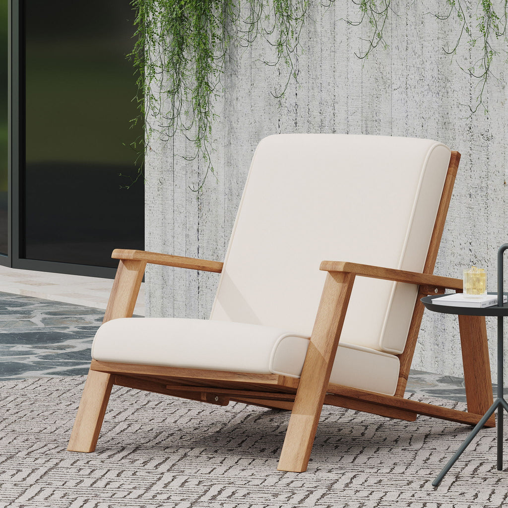 Patio Lounge Chair, Outdoor Club Chair