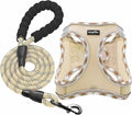haapaw Dog Harness with Leash Set, No Pull Adjustable Reflective Step-in Puppy Harness with Thickened Padded Vest for Extra-Small/Small Medium Dogs