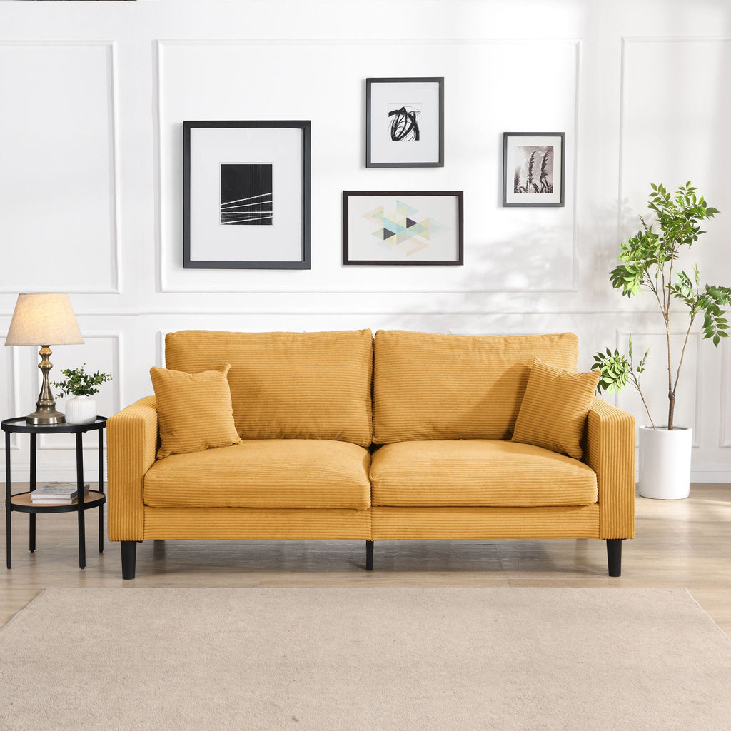 Modern Upholstered Resilience Three Seater Sofa