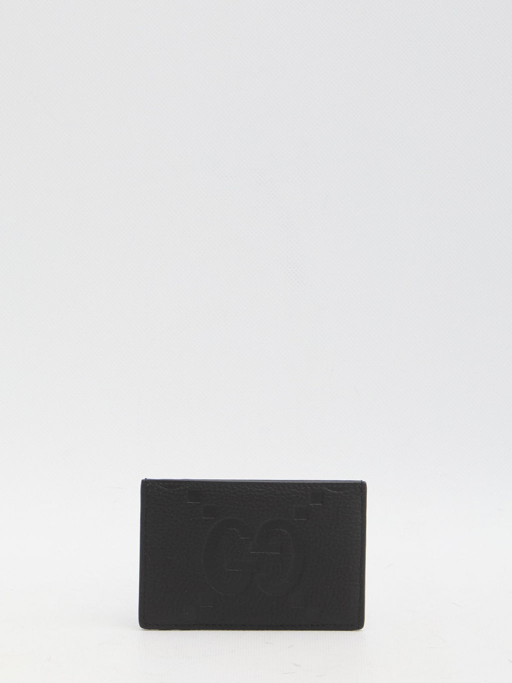GUCCI Maxi GG Leather Card Holder - 12x8cm