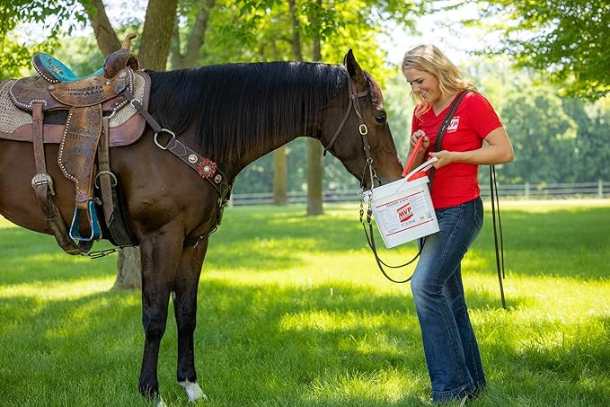 MVP Exceed 6-Way (16lb) High Level Performance Horse Support Pellets. Joint, hoof, Hair, gastric, Digestion and Muscle Support.