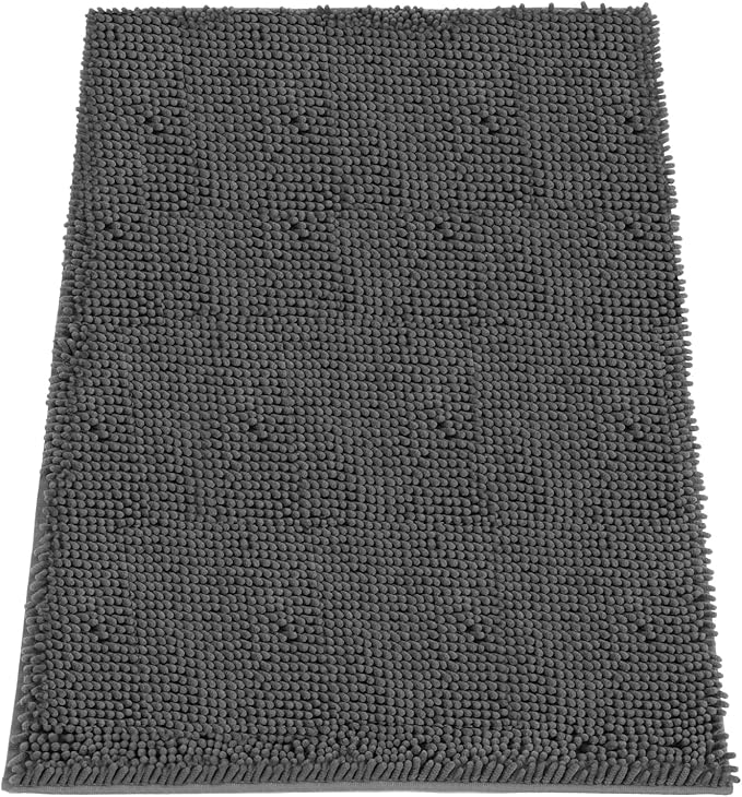 Absorbent Dog Door Mat for Muddy Paws, 72" x 48" Chenille Indoor Mats for Entryway, Trap Dirt Front Door Mat Indoor Entrance Washable Non Slip Soft