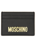 MOSCHINO COUTURE Mini Couture Card Holder with Logo - Dimensions: H 7 CM X L 10 CM
