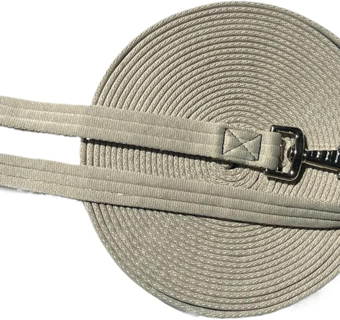 Horse Training Lunge Line with Alloy Trigger Buckle for Accurate Equestrian Training of 32.8 ft(10 Meters)