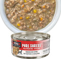 KOHA Pure Shreds Beef Entrée for Cats, Single Meat Wet Cat Food, 2.8oz Cans (Pack of 24)