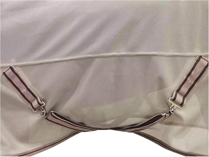 BARN & STABLE Breathable and UV Protective Tear-Resistant Mesh Horse Fly Sheet Comfy Equine Summer Sheet with Removable Web Leg Straps