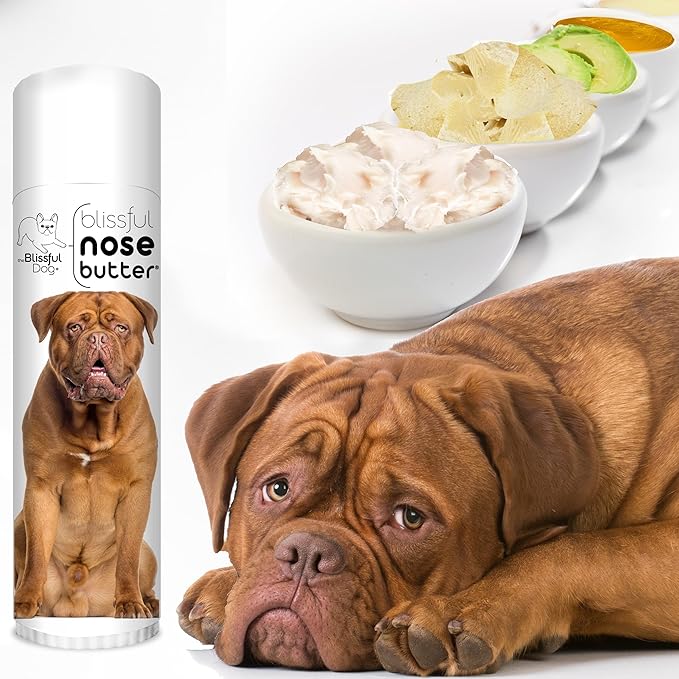 The Blissful Dog Dogue De Bordeaux Unscented Nose Butter - Dog Nose Butter, 0.50 Ounce