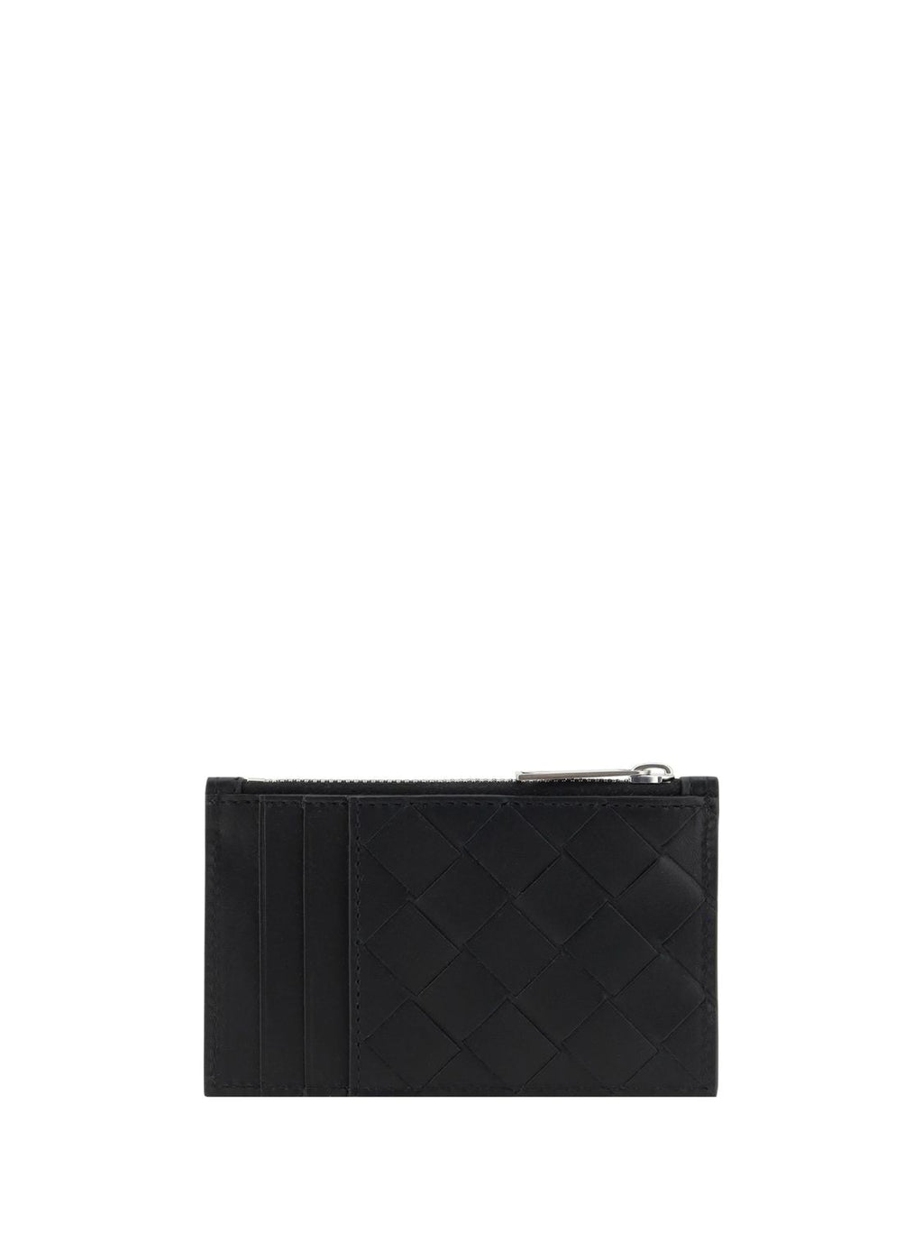 BOTTEGA VENETA Mini Woven Card Holder with Zipper