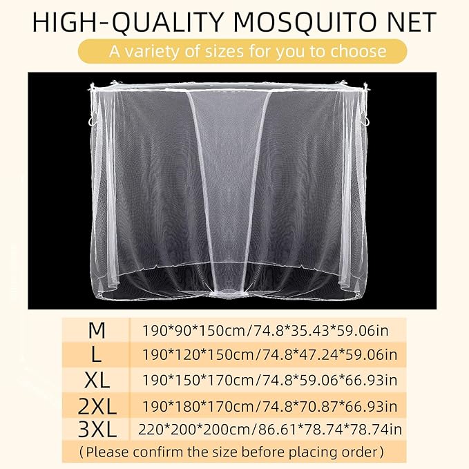 4 Corners Mosquito Net for Mosquiteros para Camas Bed Canopies Netting Bed Drapes Rectangular Mosquito Mesh for Camping Home Outdoor Travel (White,L75 X W59 X H67 Inch,Opening)